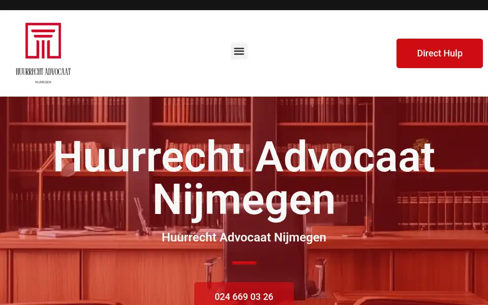 Screenshot of huurrechtadvocaatnijmegen.com