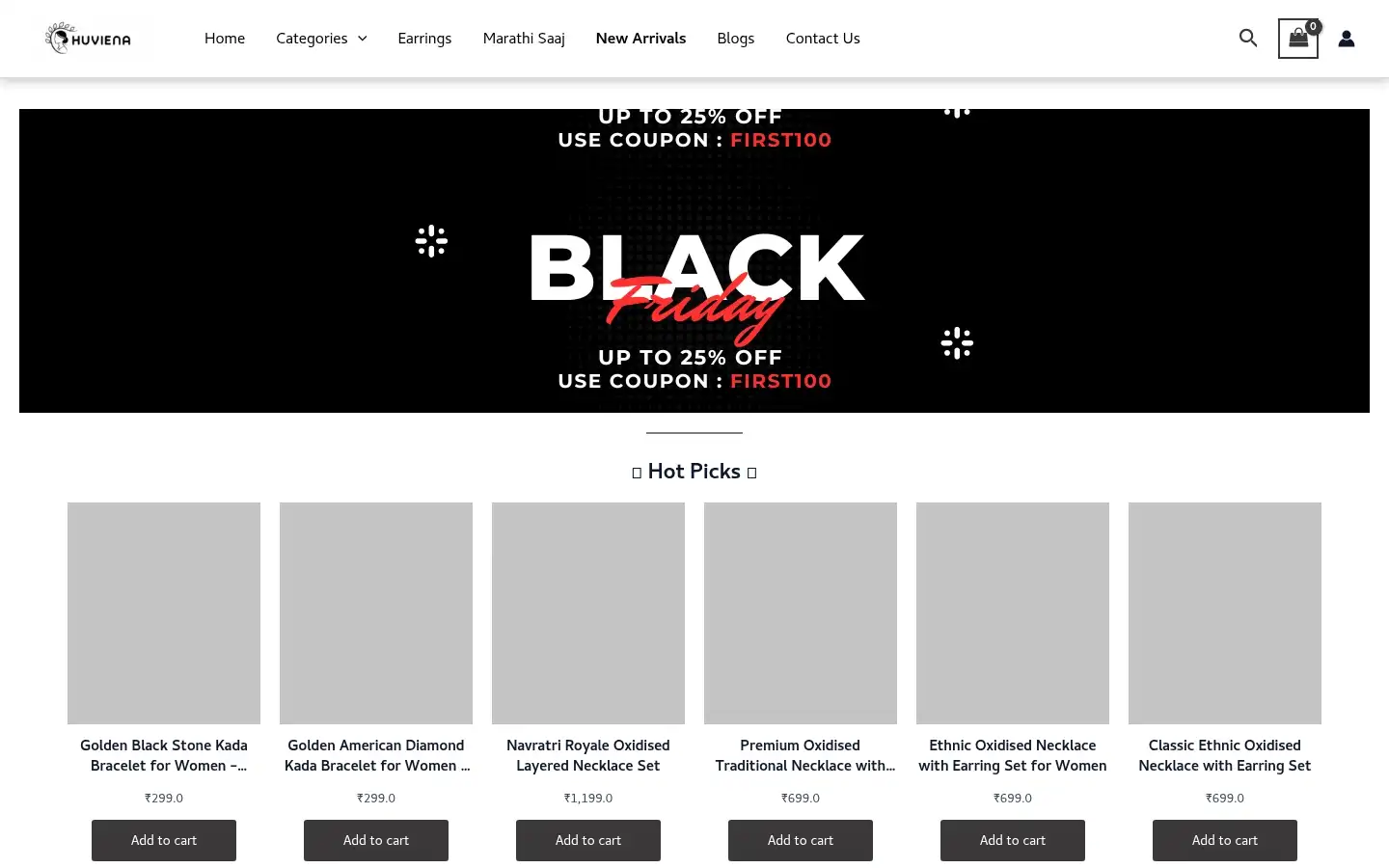 Screenshot of huviena.com