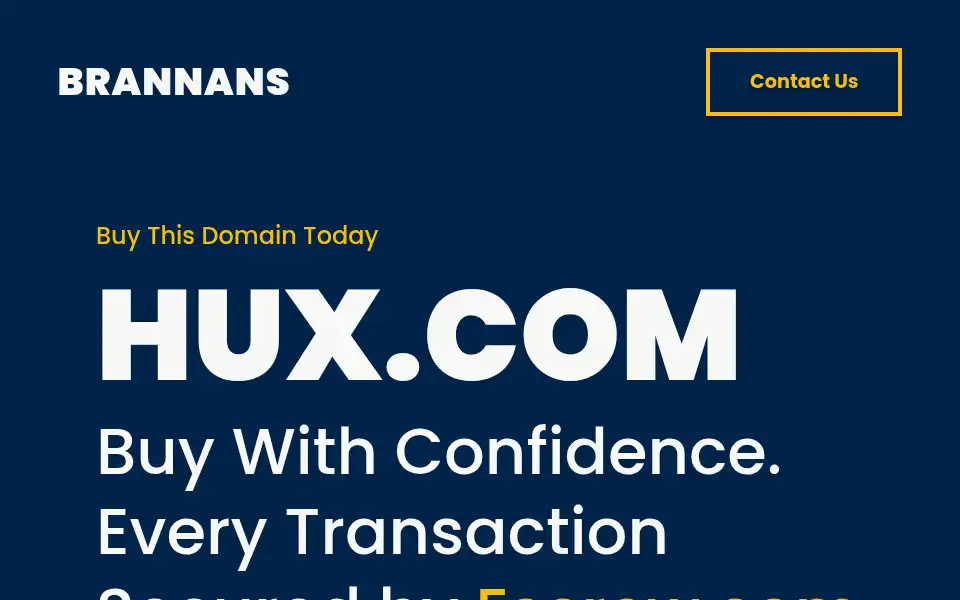 Screenshot of hux.com
