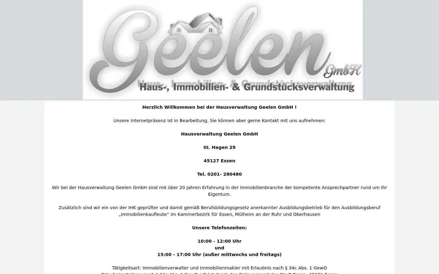 Screenshot of hv-geelen.de