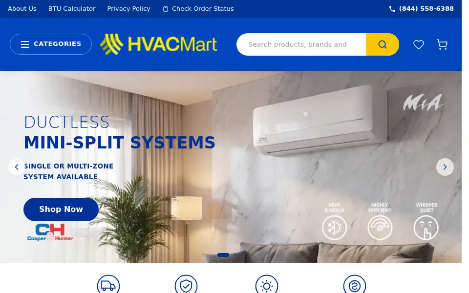 Screenshot of hvac-mart.com