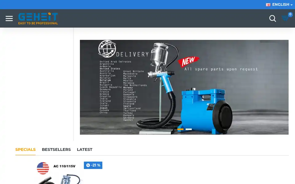 Screenshot of hvlp.eu