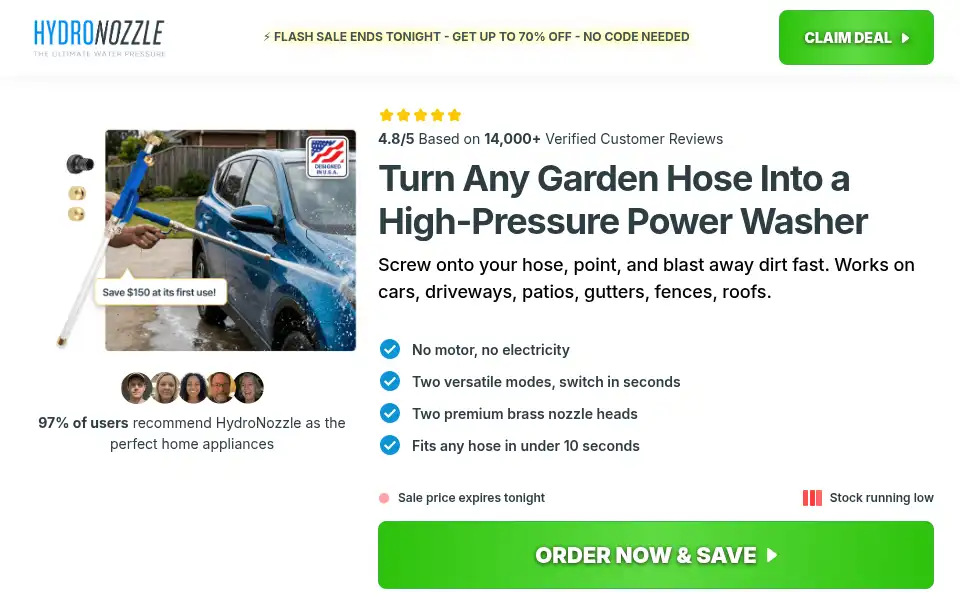 Screenshot of hydronozzle.com