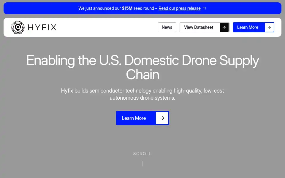 Screenshot of hyfix.ai
