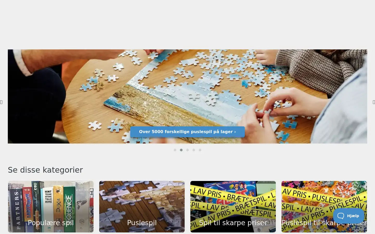 Screenshot of hyggeonkel.dk