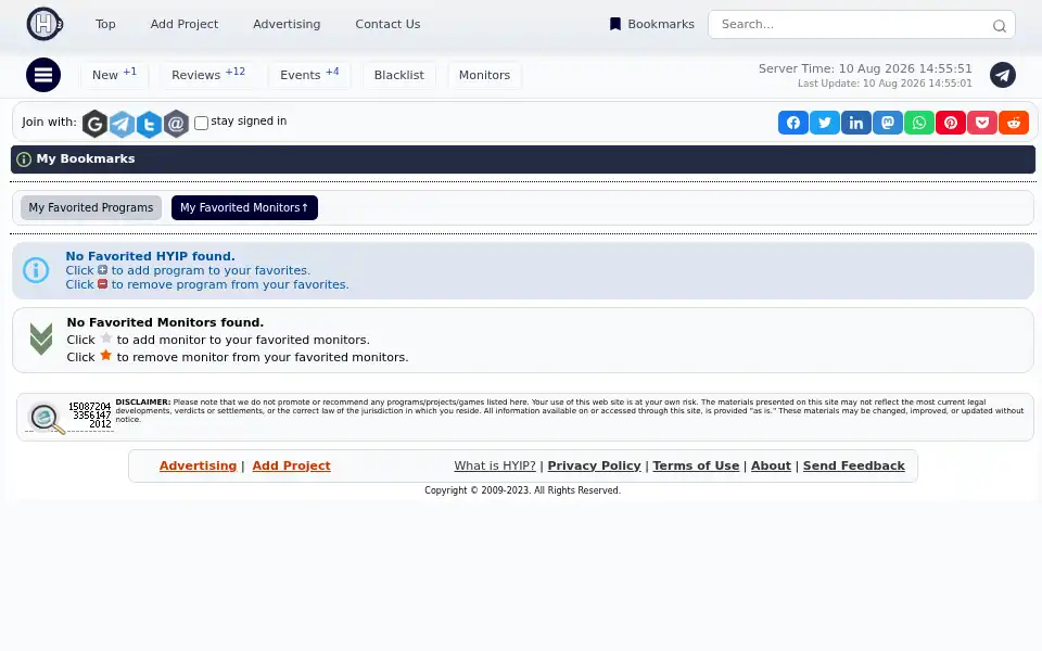 Screenshot of hyip.biz