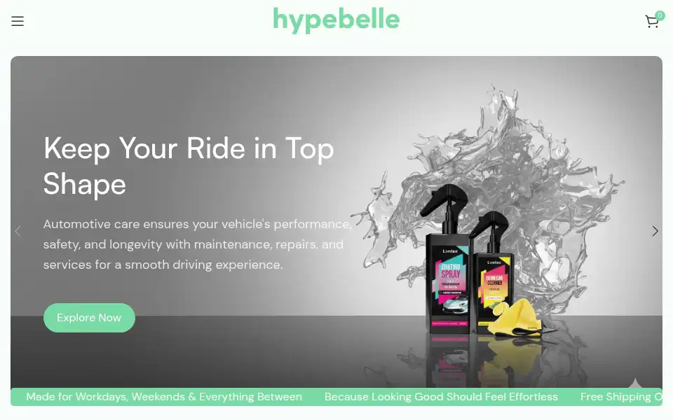 Screenshot of hypebelle.com