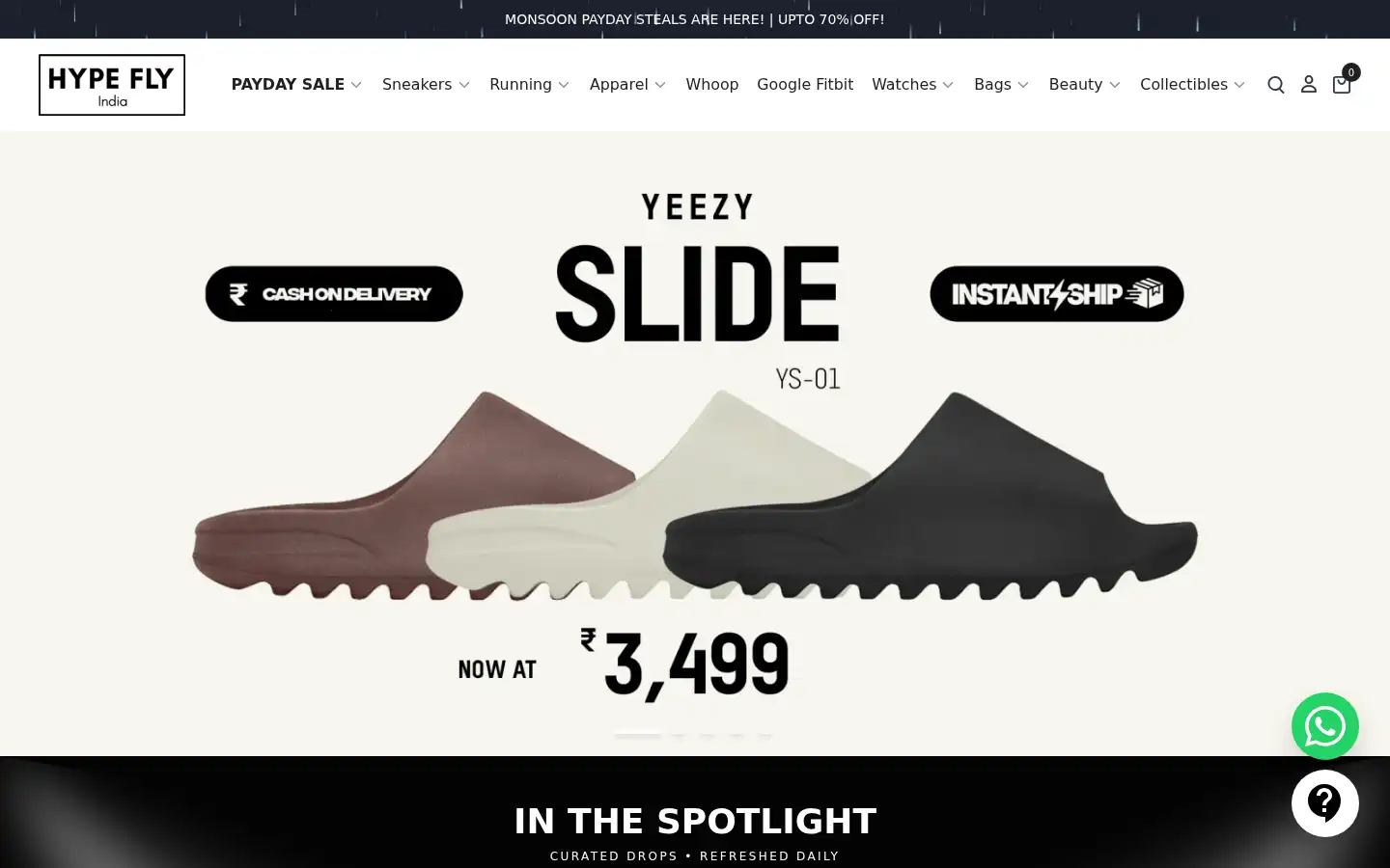 Screenshot of hypefly.co.in