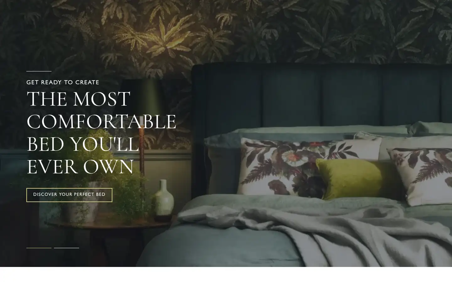 Screenshot of hypnosbeds.com
