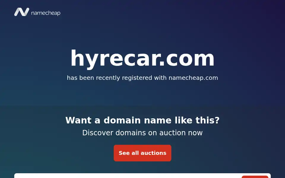 Screenshot of hyrecar.com