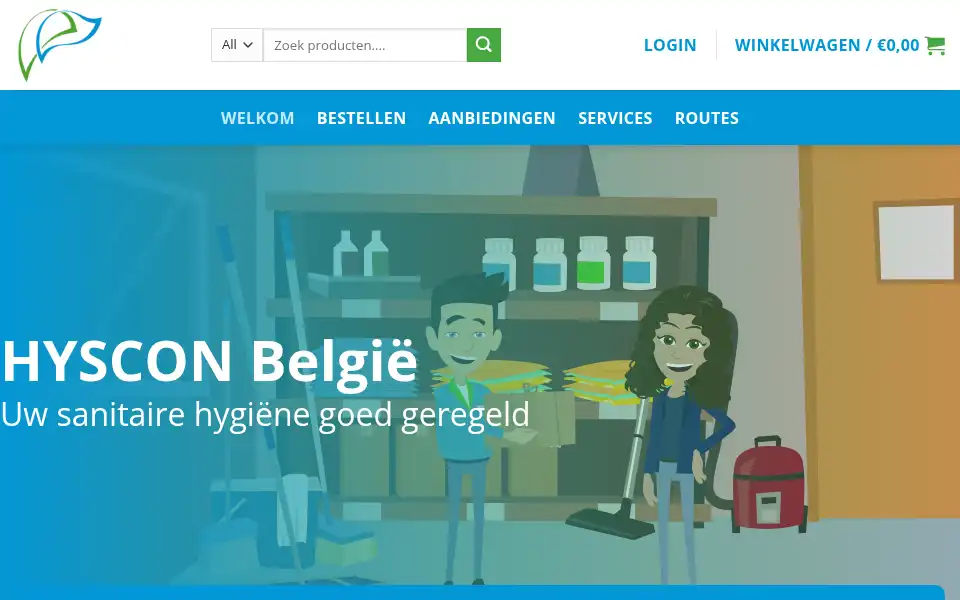 Screenshot of hyscon.be