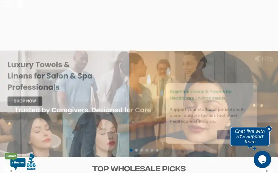 Screenshot of hysupplies.net