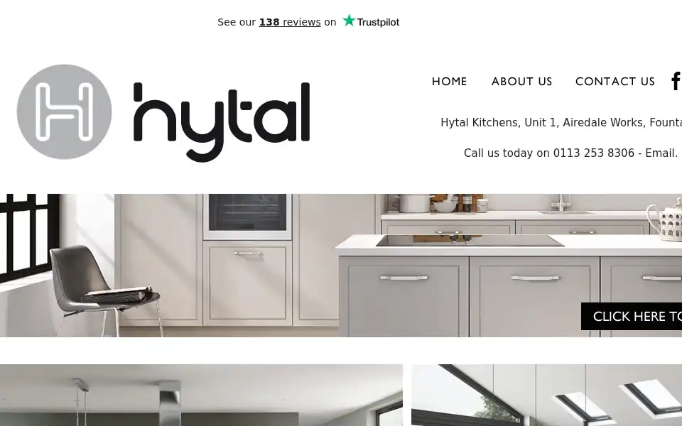Screenshot of hytalkitchens.co.uk