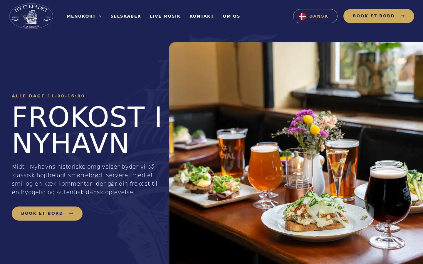 Screenshot of hyttefadet.dk