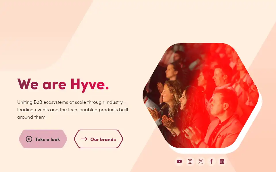 Screenshot of hyve.group