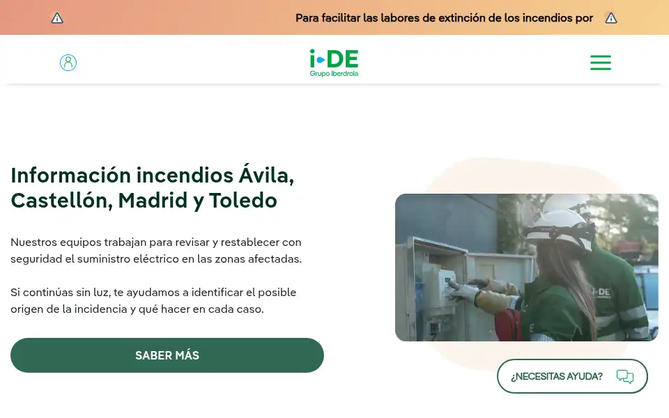 Screenshot of i-de.es