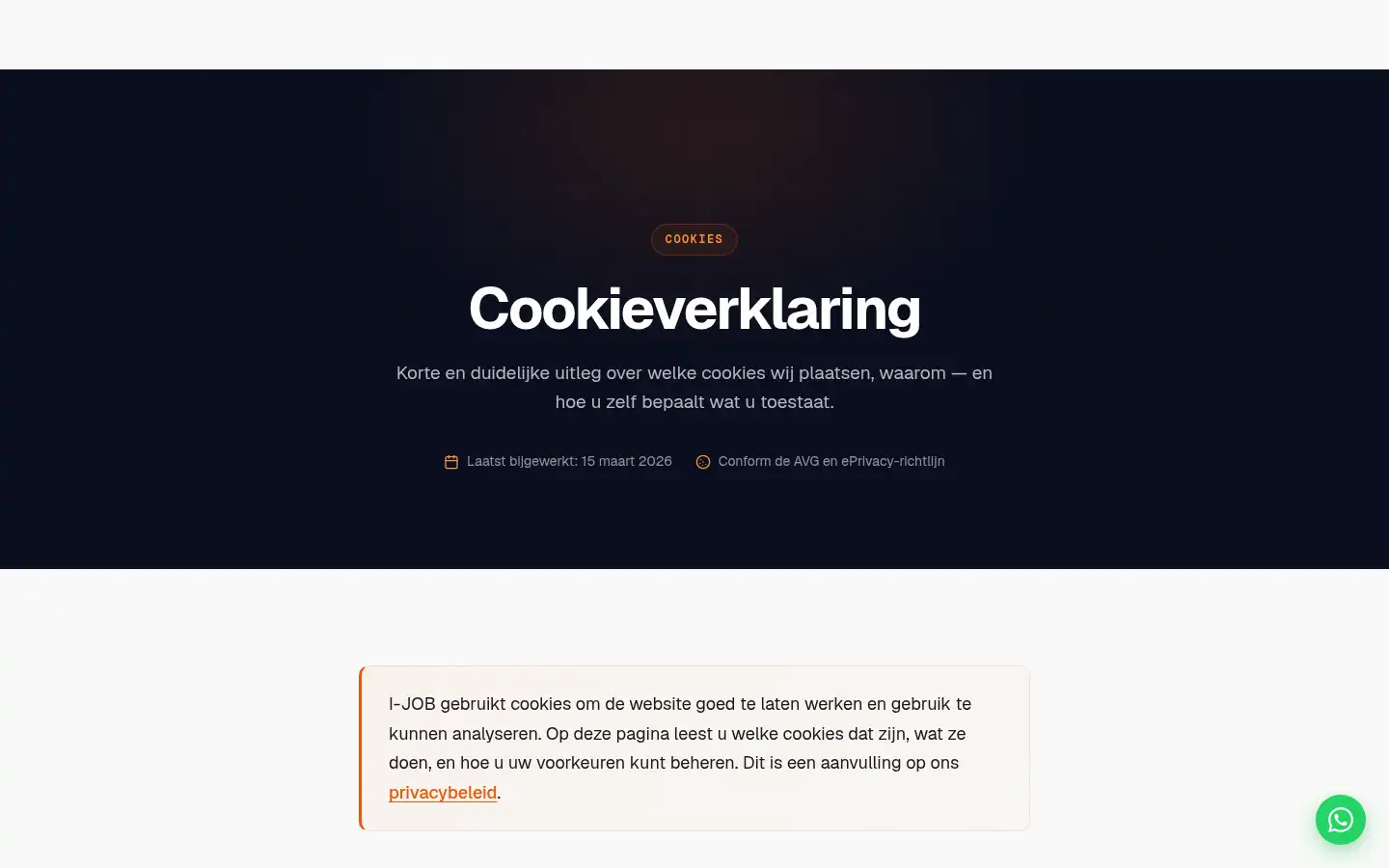 Screenshot of i-job.nl