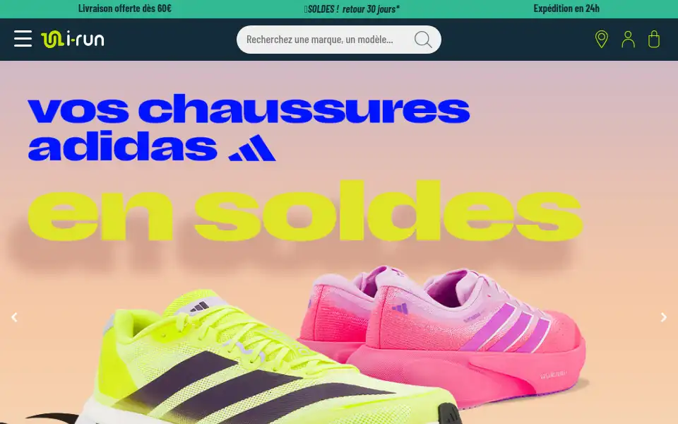 Screenshot of i-run.fr