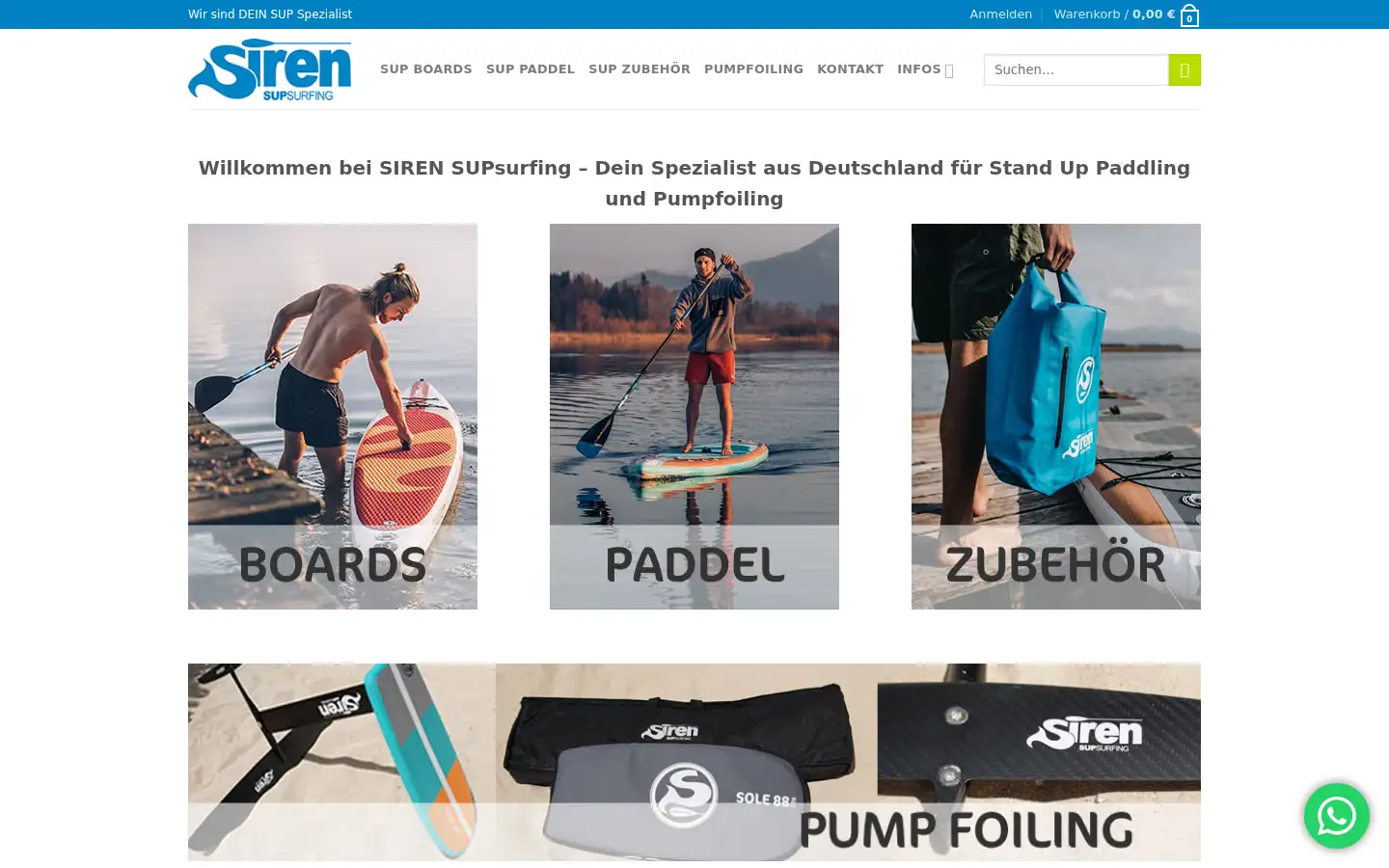Screenshot of i-sup.de