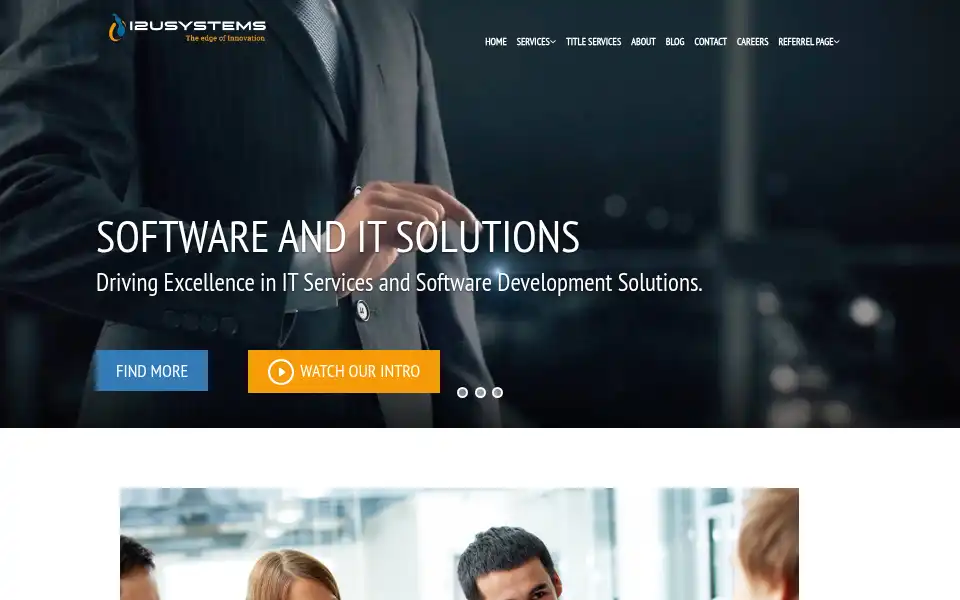 Screenshot of i2usystems.com