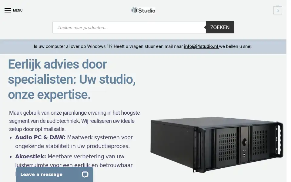 Screenshot of i4-muzique.nl