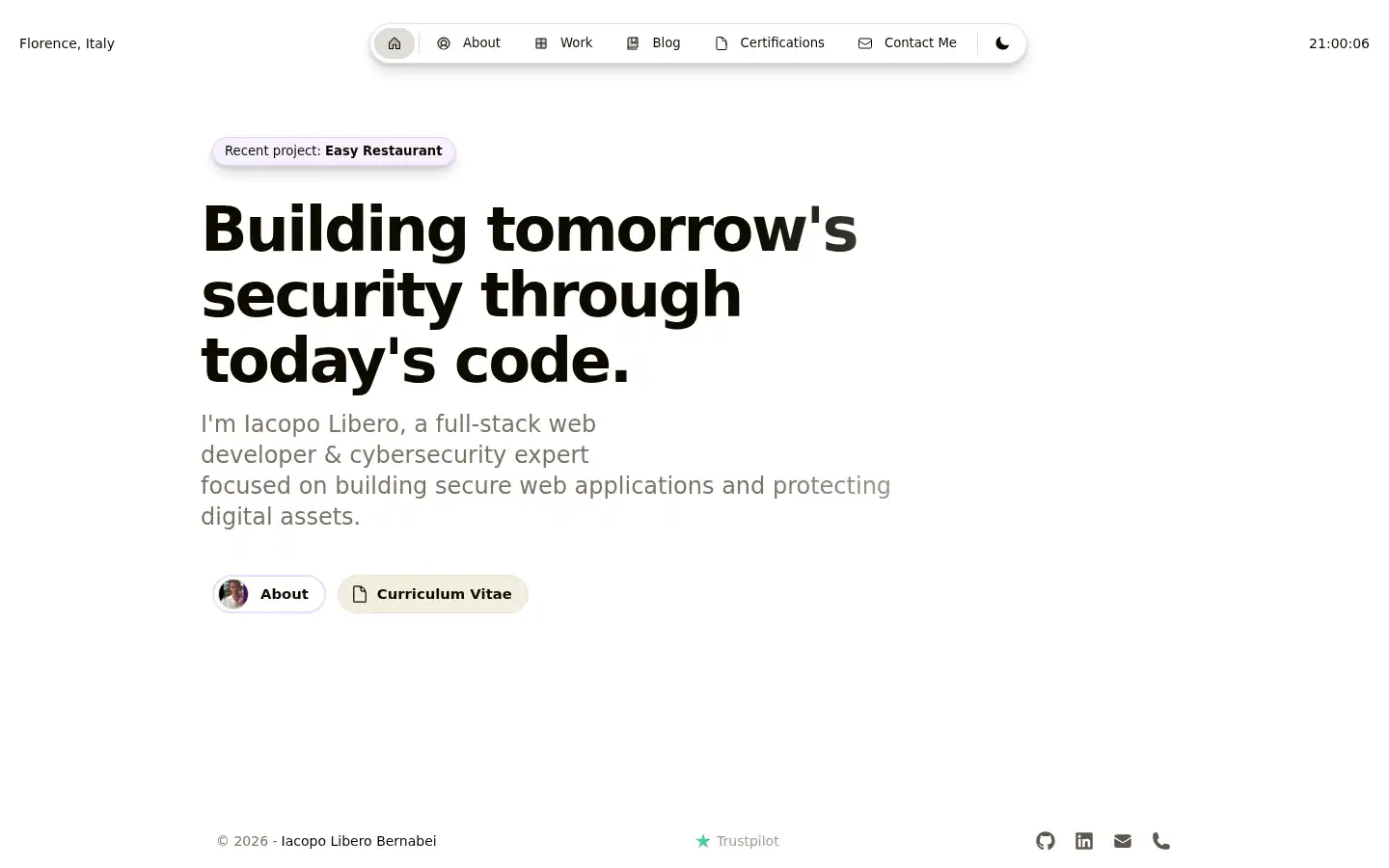 Screenshot of iacopolibero.dev