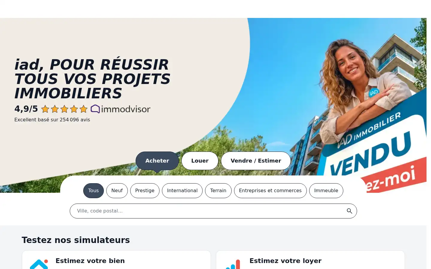 Screenshot of iadfrance.fr