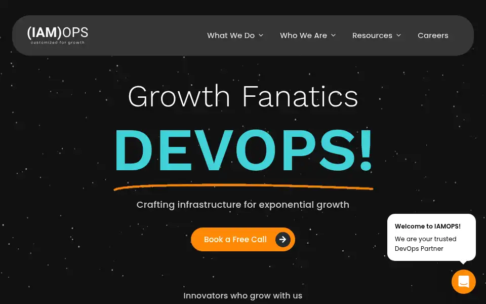 Screenshot of iamops.io