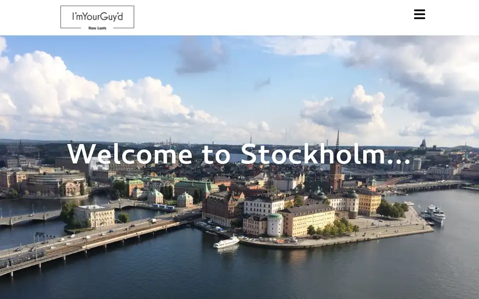 Screenshot of iamyourguide.se