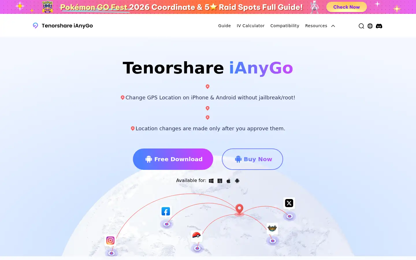 Screenshot of ianygo.com