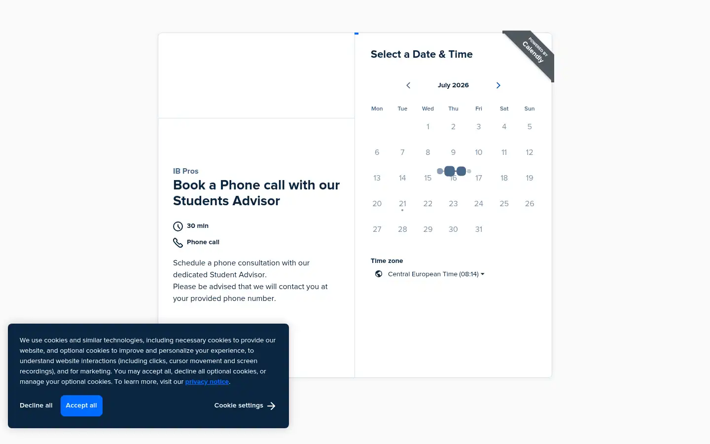 Screenshot of ib-pros.com