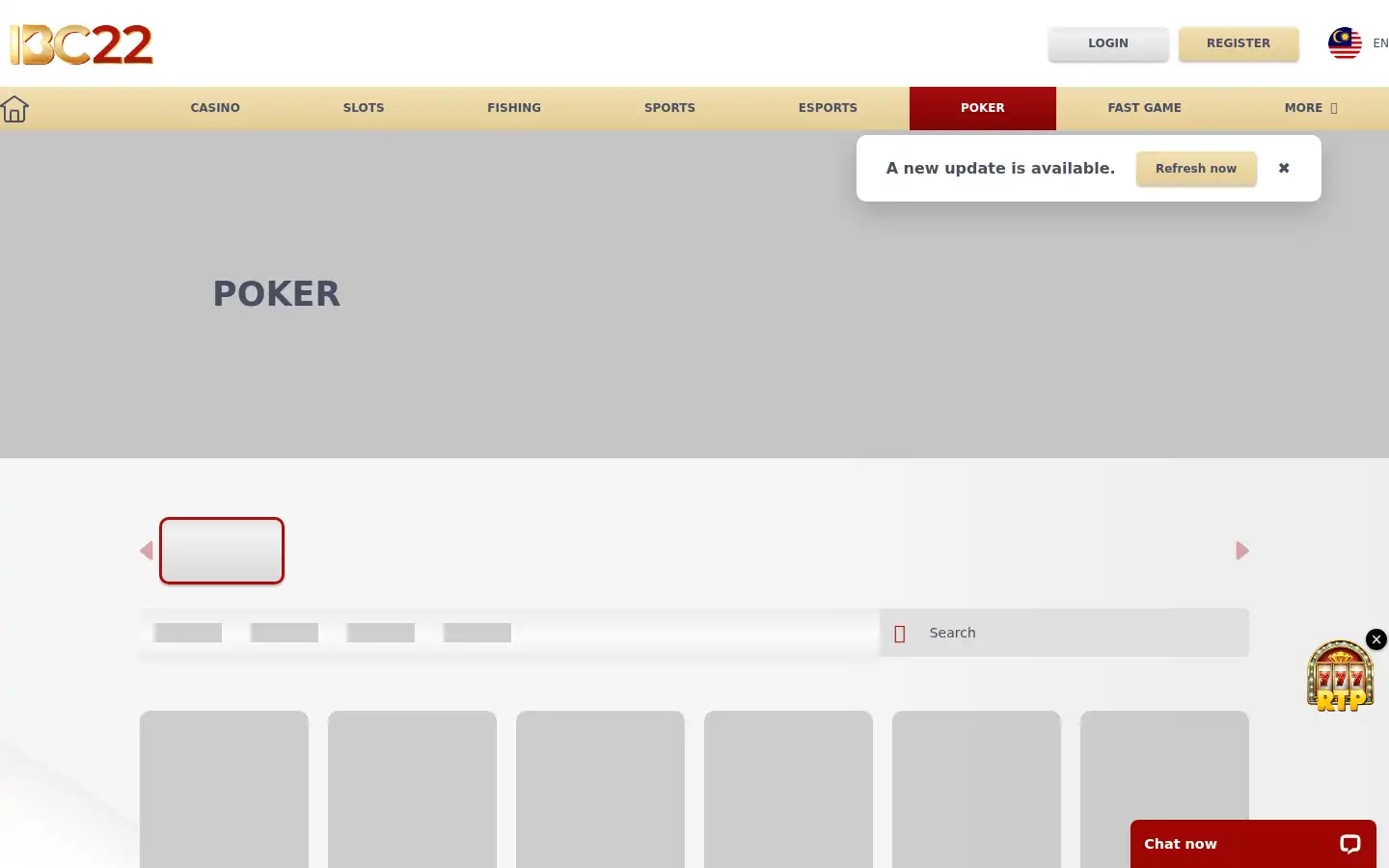 Screenshot of ibc22vip.com