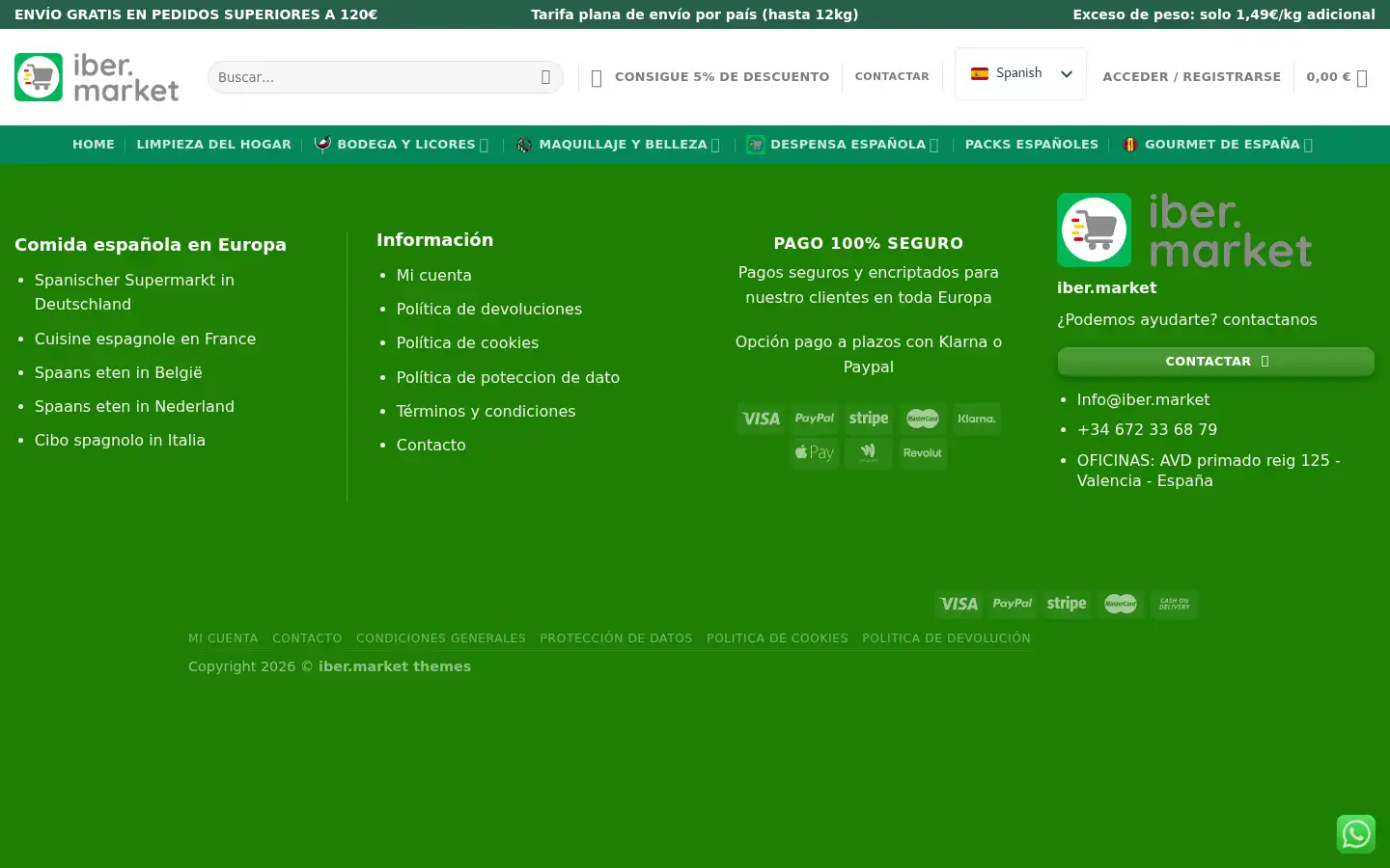 Screenshot of iber.market