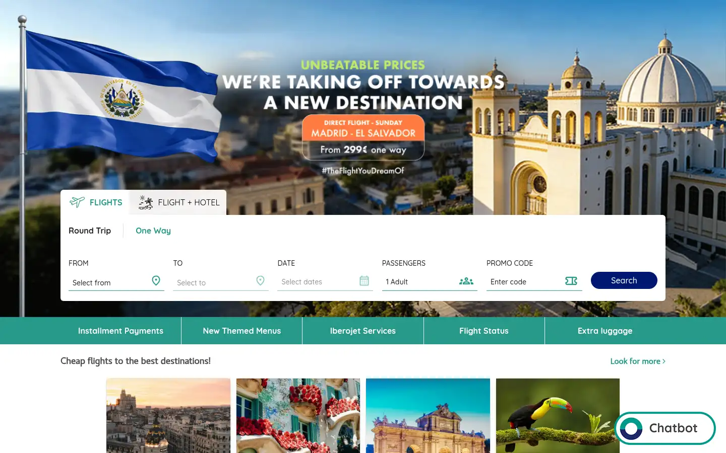 Screenshot of iberojet.com
