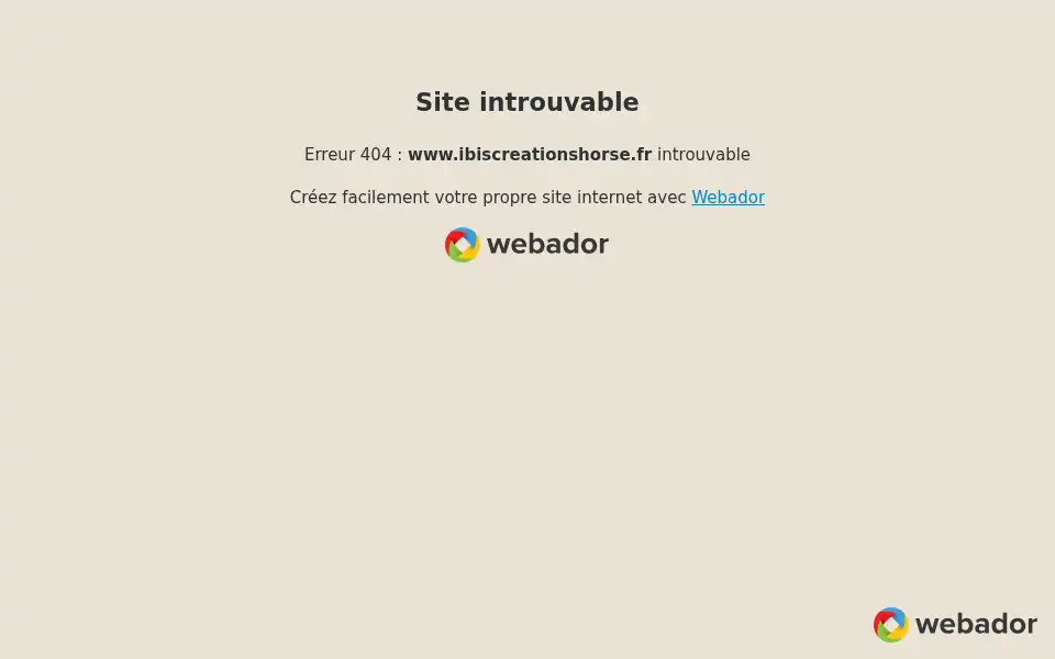 Screenshot of ibiscreationshorse.fr