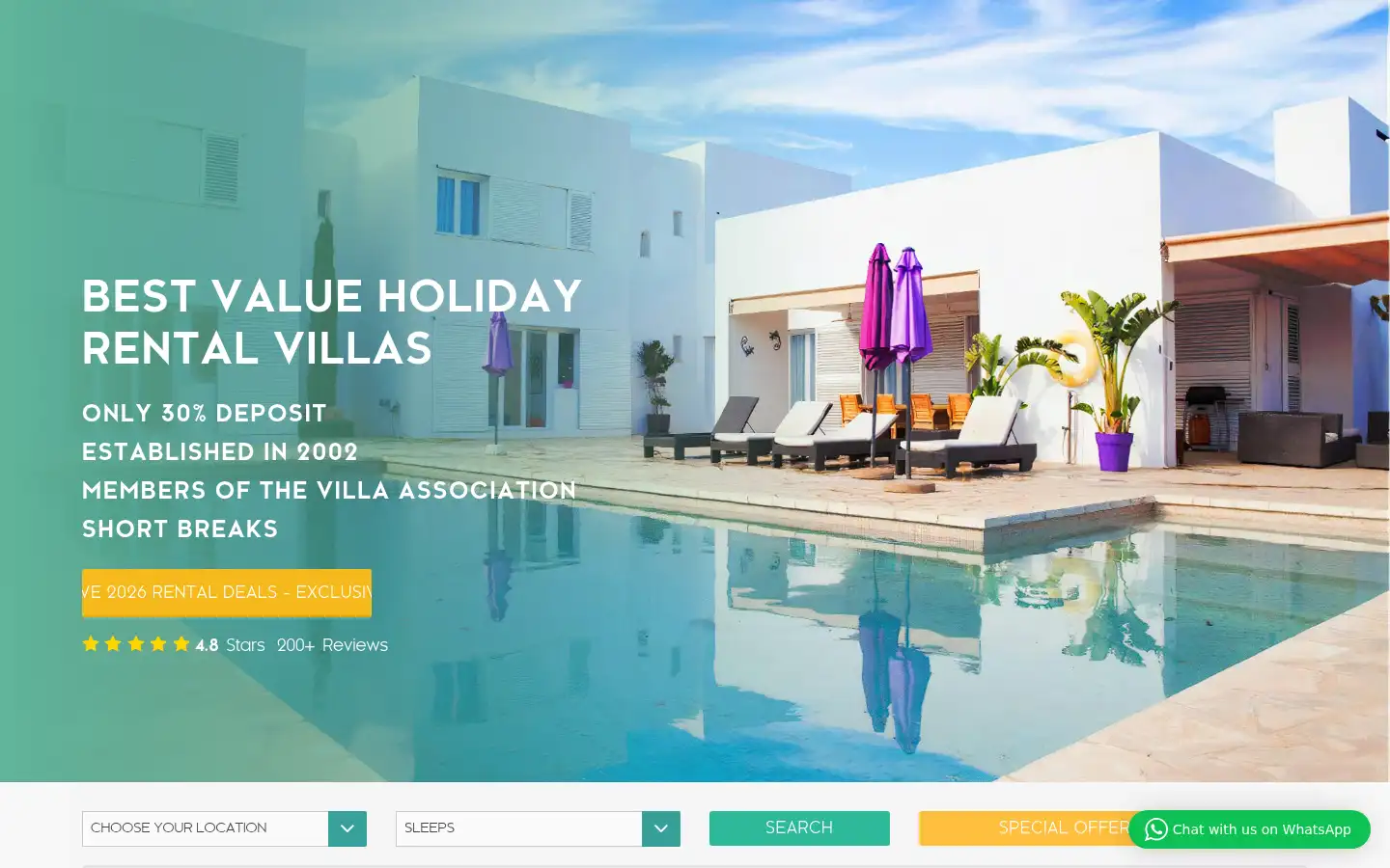 Screenshot of ibizavillas2000.com