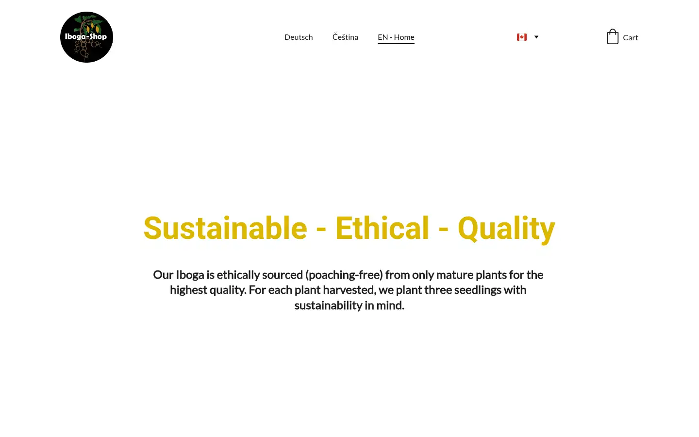 Screenshot of iboga-shop.com
