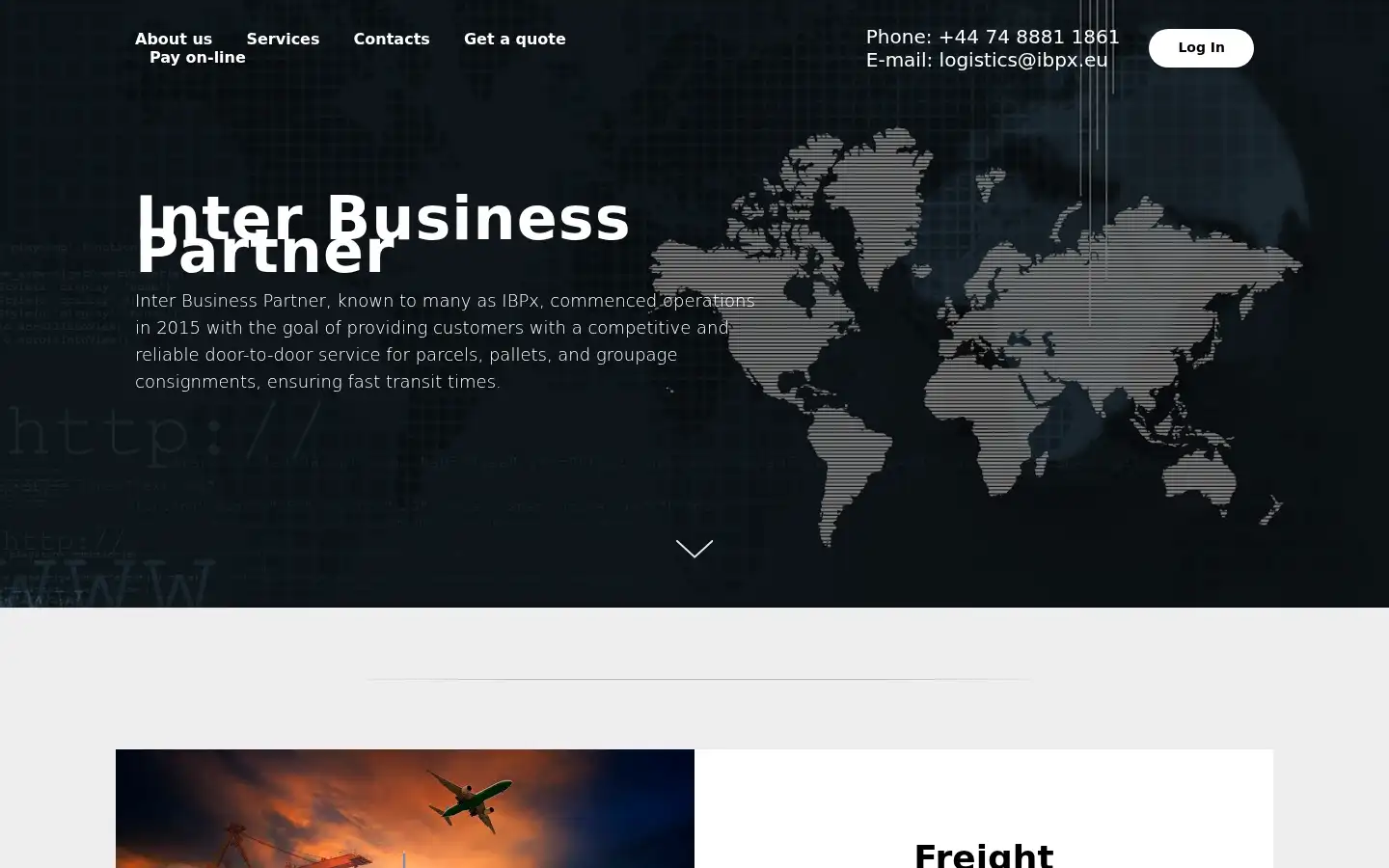 Screenshot of ibpx.eu