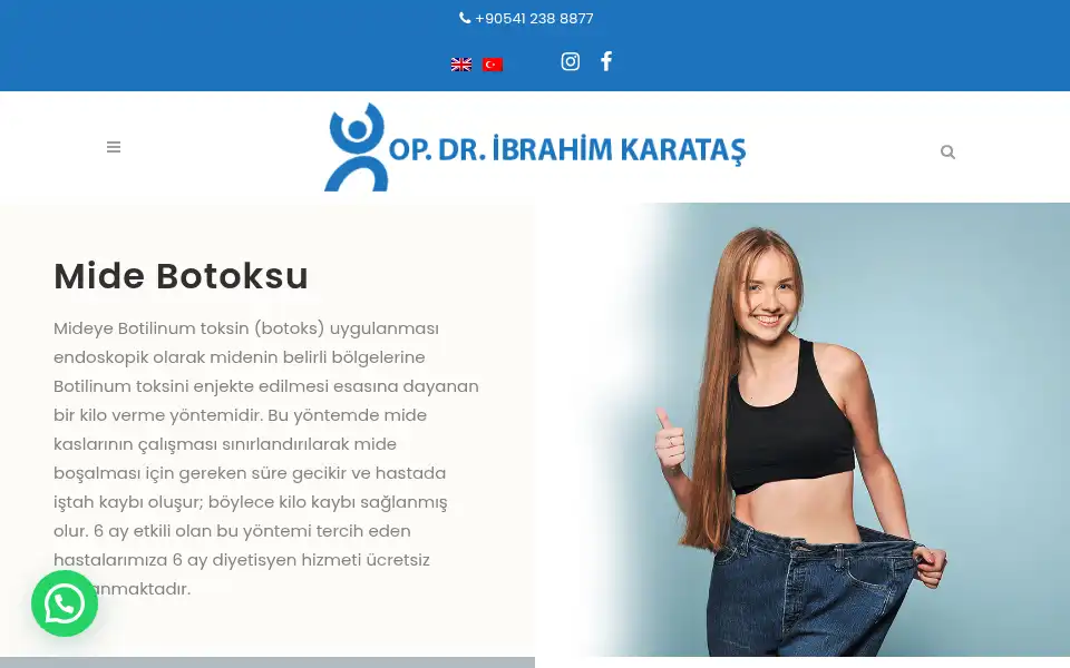 Screenshot of ibrahimkaratas.com