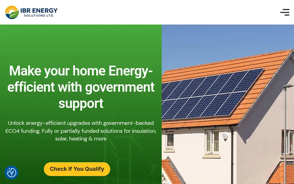 Screenshot of ibrenergysolutions.com