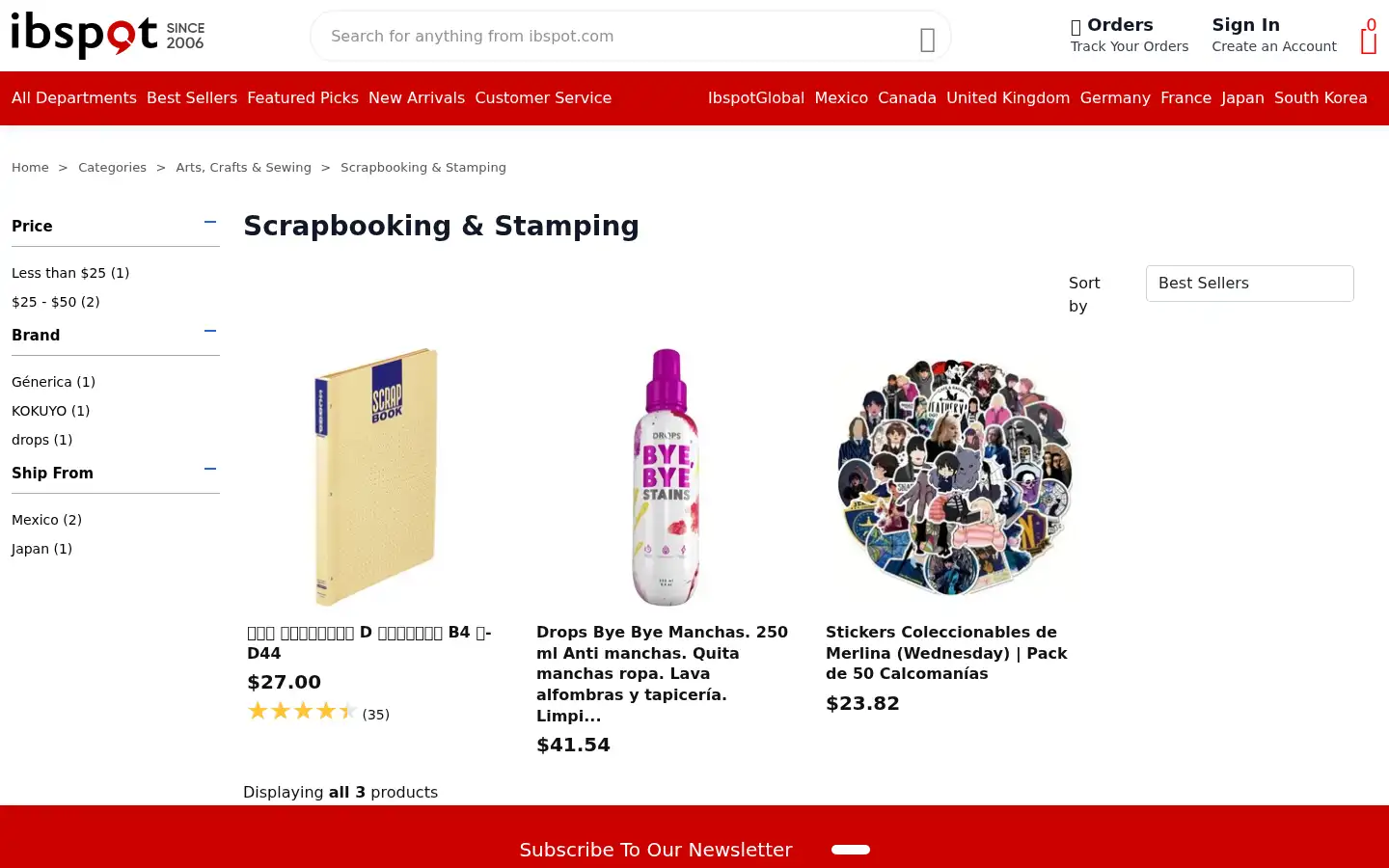 Screenshot of ibspot.com