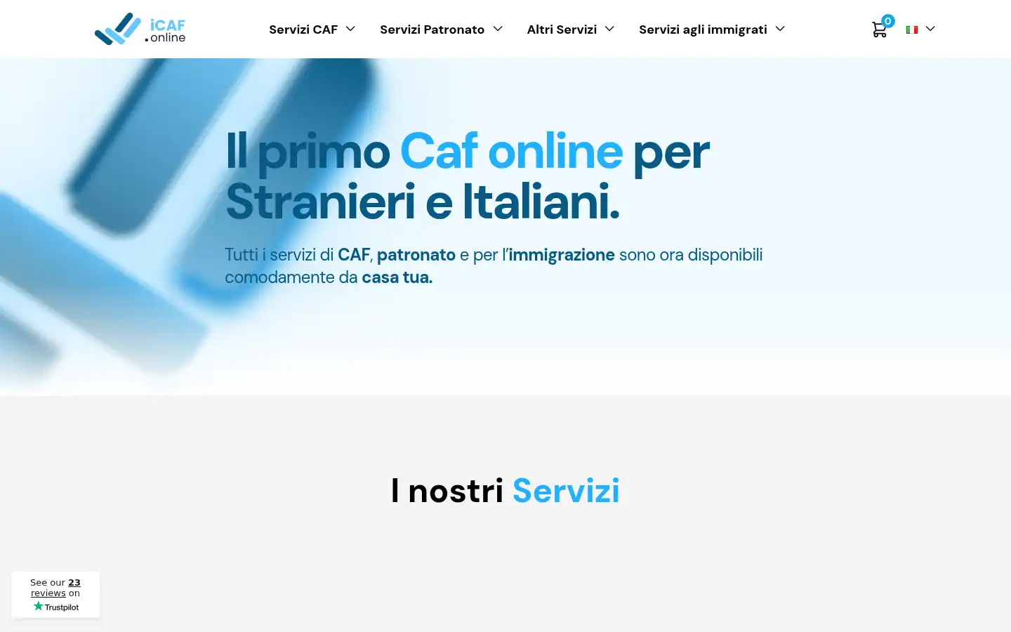 Screenshot of icaf.online