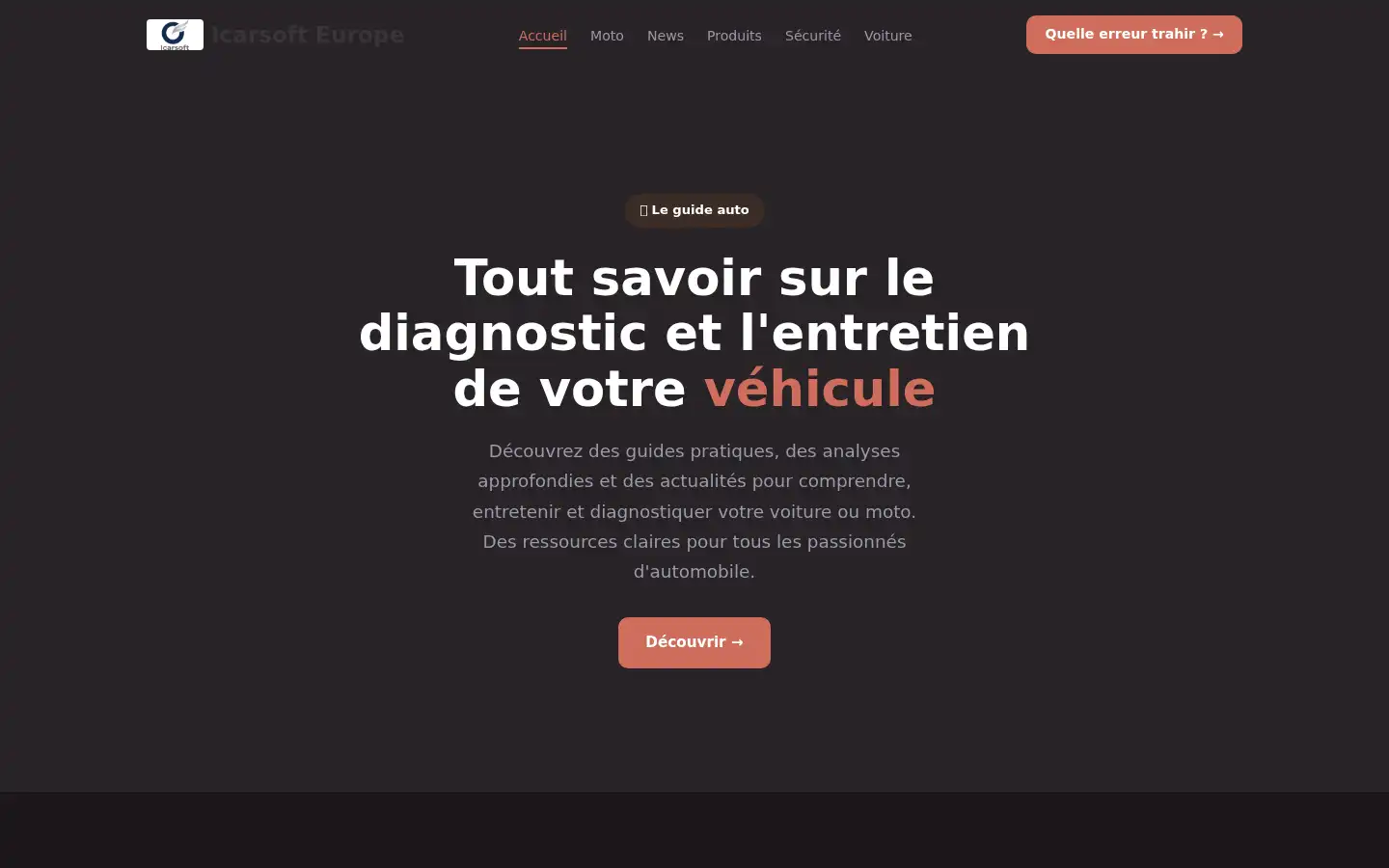Screenshot of icarsoft-europe.fr