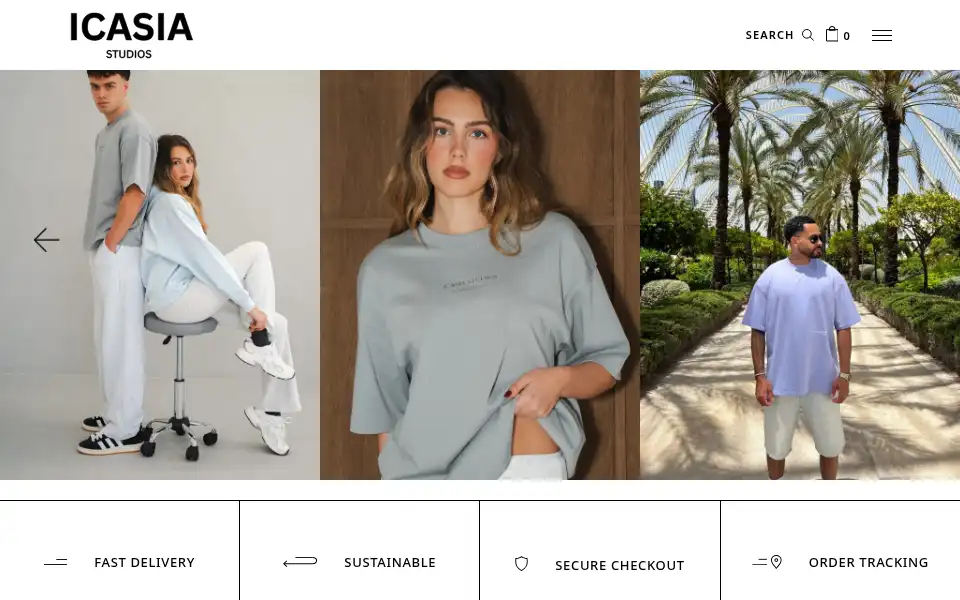 Screenshot of icasiastudios.com