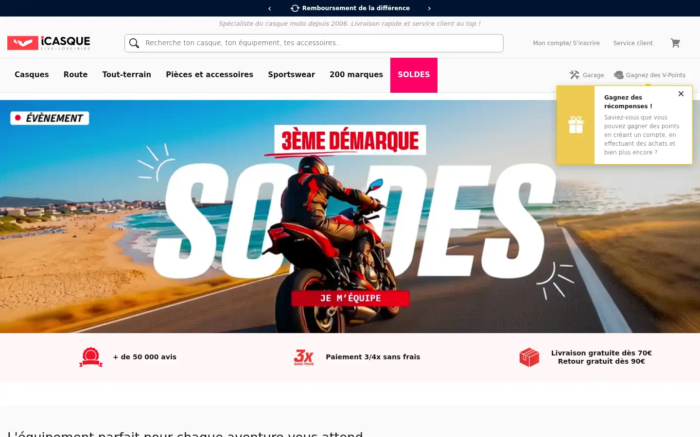 Screenshot of icasque.com