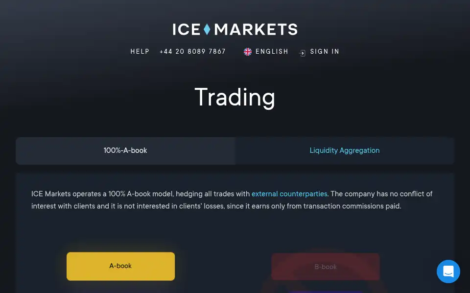 Screenshot of ice-fx.com