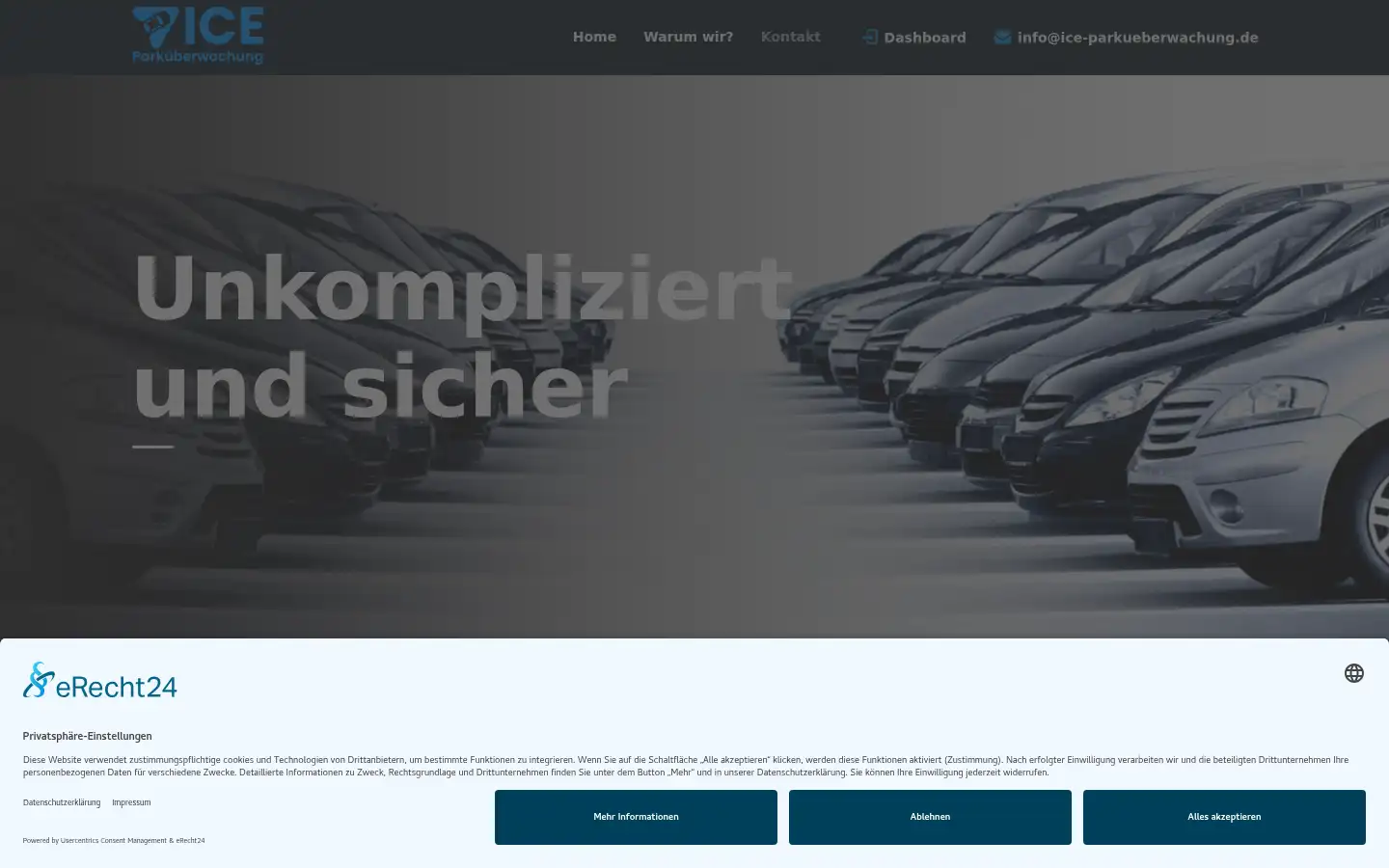 Screenshot of ice-parkueberwachung.de