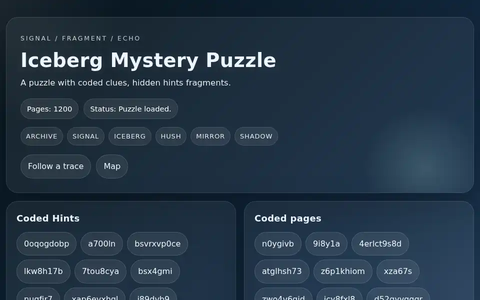 Screenshot of iceberg.rf.gd