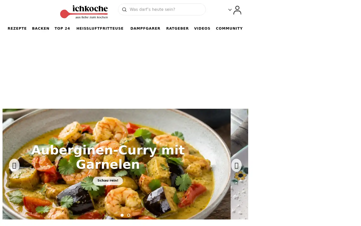 Screenshot of ichkoche.at
