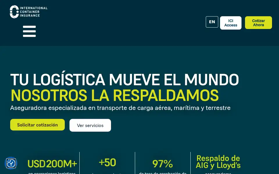 Screenshot of icicoverage.com